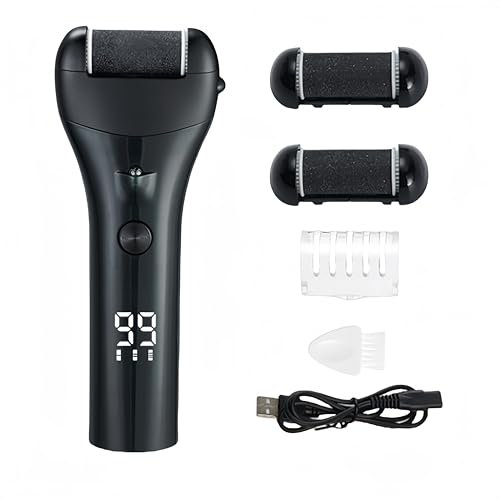 Blisstaar Electric Foot Callus Remover: Rechargeable Portable Electronic Foot File Pedicure Tool for Smooth Feet Professional Pedi Feet Care for Heel Dead Corn Hard anf Cracked Dry Skin Exfoliate