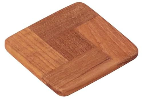 Teak Glasuntersetzer (4ST)