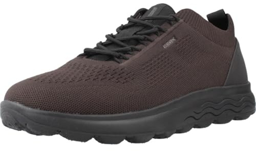 Geox U Spherica, Sneakers Uomo, Brown Black, 42 EU