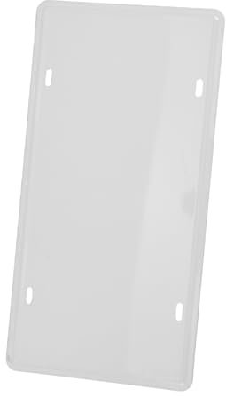 MUCKLILY Blank Metal Plaque for Sublimation 15x30cm DIY Metal Signboard Matte White Tin Sign for Indoor and Outdoor Use Blank Door Hanger