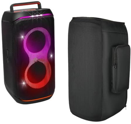 BeisDirect Protective Case For JBL PartyBox Club 120 Portable Party Speaker, Portable Travel Carrying Case Speaker Dust Cover with Microphone Side Storage Pouch