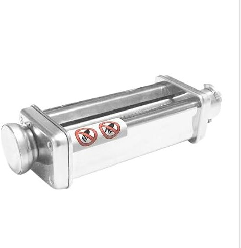 Pasta Food Processor Silver,Fully Automatic Chef Accessories,Compatible for Kenwood Lasagne Pasta Attachment KAX980ME,(Flaky)