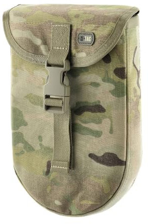 M-Tac MOLLE - Bolsa para pala plegable Cordura 500D con cierre rápido, funda táctica de pala para plate, mochila y correa para transporte seguro