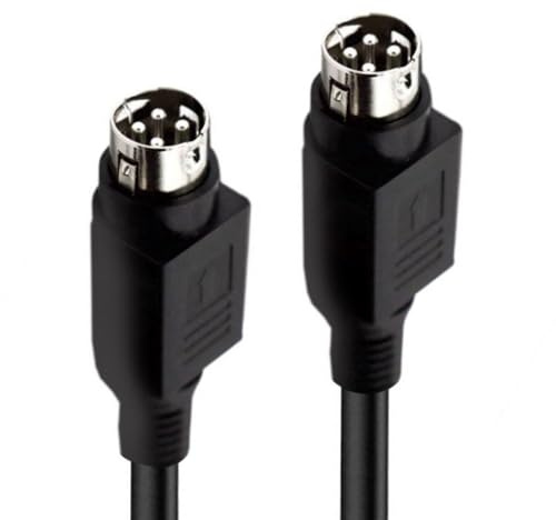 Câble de haut-parleur DIN 4 broches professionnel pour haut-parleurs R1700BT R1600TIII pour une transmission de signaux supérieure