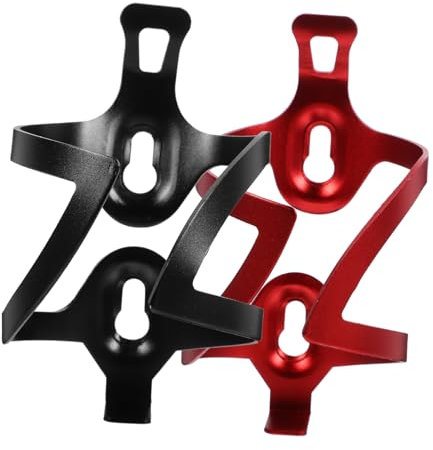 BESTonZON 2pcs Bike Water Bottle Holder Bicycle Cup Holder Bike Water Bottle Cage for Mountain Road Cycling Aluminum Alloy