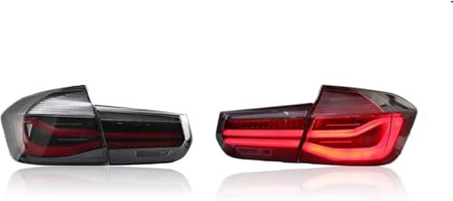 XDDHH Auto Rückleuchten Rücklicht Für BMW 3 Series F30 2013-2018 Autozubehör Signallicht Hinten Umkehrung Rücklicht Set Links Zubehör,B/Smoke