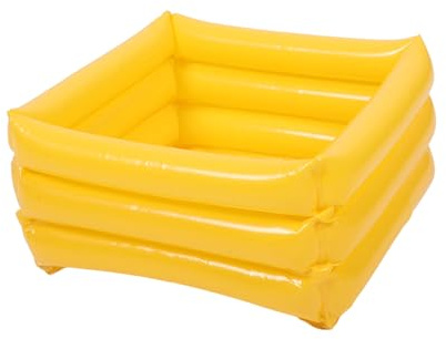 UTHCLO Aufblasbares Faltbares Fußwaschbecken aus Robustem PVC Wasserfestes Camping Fußbad Großes Faltbares Becken für Entspannende Fußpflege Unterwegs Vielseitig und Strapazierfähig