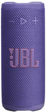 JBL Grip, Enceinte Bluetooth compacte, AI Sound Boost, étanche et resistante à la poussière IP68, éclairage d’Ambiance, 14 h d’autonomie, Connexion Multi-Enceintes Auracast, app JBL Portable, Violet