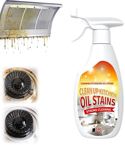 Heavy Grease Cleaner with Mild Formula Quick Decomposition, Oil Stains Clean up Kitchen, Multifunctional Powerful Kitchen Foam Cleaner für Küche, Backofen, Grill und Herdplatte (1)