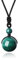 COAI Pendentif Rond Collier Ajustable Malachite Homme Femme