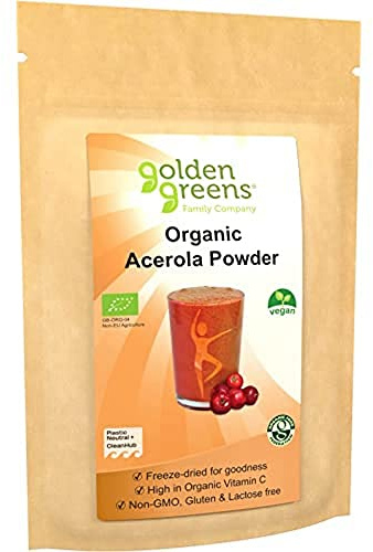 Golden Greens Organic Freeze-Dried Acerola Powder 50g