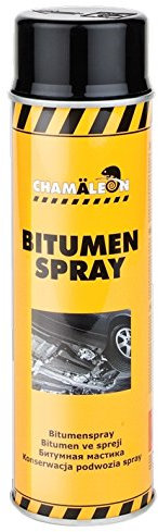 Chamäleon 1 x 500ml BITUM Bitumen Spray SCHWARZ UBS Schutz UNTERBODENSCHUTZ