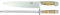 Güde Messer Kochmesser 21 cm, Serie Alpha-Olive X805/21 mit Güde Wetzstahl 26 cm