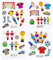 stickers - Stickers Lachgezicht Glinsterend (1 TOYS)