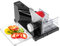 Fold Electric Slicer, COOKLEE 2 Modes Slicer Machine 160W Meat Slicer Machine for Home Food Deli Cheese Bread Specialist Cutting Machine 18mm Adjustment 13x10.5x7 in, Black