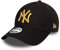 New Era New York Yankees MLB Cap 9Forty verstellbar Basecap Damen Kappe Metallic Logo schwarz - One-Size