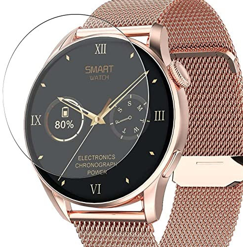 Vaxson 3 Stück 9H Panzer Schutz Glas kompatibel mit Aliwisdom DT 3 DT3 1.36 Smartwatch smart watch Schutzfolie Display schutz folie Panzerfolie SchutzGlas folien PanzerGlas