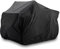 ATV Abdeckplane Fahrzeug Abdeckung XXL, Wasserdicht strapazierfähig Outdoor Abdeckung Schutz Cover 210D, ATV Cover Universal, Upgraded Four Wheeler Cover, 220cmx98cmx106cm (Schwarz)