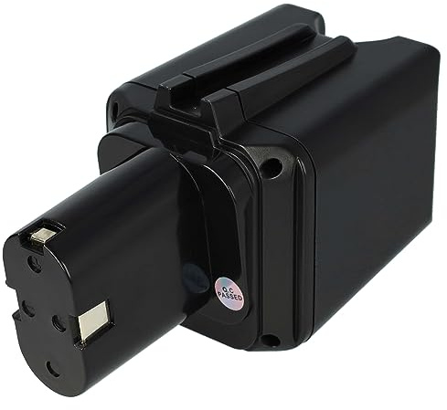 vhbw Battery compatible with Bosch GSC 9.6V, GSB 9.6VET, GSB 9.6VE, GBM 9.6VESP, GBM 9.6VES, GSB 9.6VES Power Tools (2500 mAh, NiMH, 9.6 V)