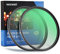 NEEWER Kit de Filtros 82mm Black Diffusion 1/4+1/8, Filtros de Efecto Cinemático de Niebla de 1/4 y 1/8 con Estuche, Vidrio Óptico HD/Múltiples Capas/Ultradelgado Resistente a los Arañazos