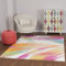 Livabliss Lorient Wohnzimmer Teppich Modern - Abstrakt Design in Marmor Optik für Wohnzimmer, Esszimmer, Schlafzimmer 120x170 cm - Weicher Kurzflor in Weiß und Vielfarbig