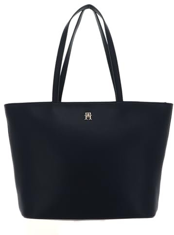 Tommy Hilfiger Femme TH Essential SC Tote Corp AW0AW16089 Fourre-Tout, Bleu (Space Blue), OS