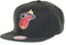 Mitchell & Ness Miami Heat NBA Conference Patch HWC Black Original Fit Snapback Cap - One-Size