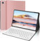AVNICUD für Samsung Galaxy Tab A8 10.5 Hülle mit Tastatur, SM-X200/ X205/ X207, Magnetische Abnehmbare Bluetooth QWERTZ Layout, Roségold