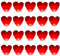 Paquete de 20 Farolillos Voladores, Farolillos de Corazón Rojos, Farolillos de Cielo Chinos con Forma de Corazón rojo, Biodegradables,Para Cumpleaños, Bodas,Año Nuevo y todas las Celebraciones-Rojo