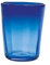 Zafferano Lot de 6 gobelets colorés en verre soufflé à la bouche fait à la main (bleu)