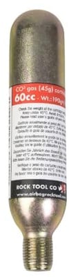 ROCK TOOL Gourde CO2 45g-60cc-Thread 5/8 Sporting Goods, Helmets, Bike, Unisex-Adulte, Multicolore, Taille unique