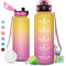 Große Trinkflasche Sport 1.5 Liter, Wasserflasche Große Auslaufsicher, Trinkflasche Kohlensäure Geeignet, Trinkflasche Fitness, Sportflasche für Erwachsener, Uni, Gym, Outdoor