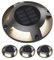 ledscom.de 4 Stück LED Solar-Bodenleuchte BUNSO für außen, IP65, Kunststoff, rund, 120 mm Ø, warmweiß