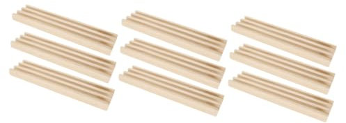 KOMBIUDA 9 Stück Domino Ausstellungsständer Show Rack Dominosteine DIY Domino Halter Tisch Domino Basen Domino Halter Für Mexikanischen Zug Domino Karten Basen
