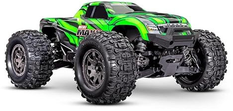 TRAXXAS Mini Maxx 4WD Brushless BL-2S RTR 1:12 Monster Truck grün mit Akku + 2A USB/C-Lader