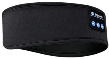 Sleep Headphones Bluetooth Wireless Headphones Headband Sports with Microphone Earphones Sleepband for Men Women Games Yoga Relaxation Workout Running(Black)