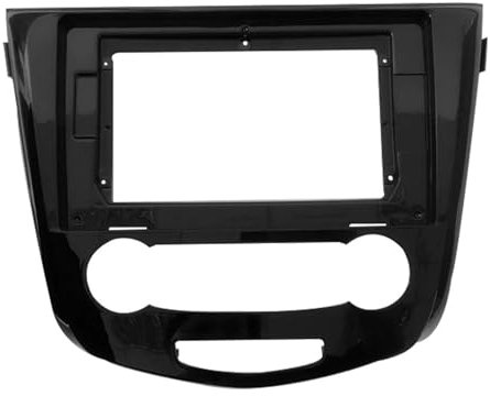 BLNETU per N&issan per Qashqai per Xtrail 2015-2019 Mascherina 2DIN per Autoradio Dvd Adattatore Montaggio Mascherina per Cruscotto 10,1 Pollici Doppio Telaio Fascia Radio(B)