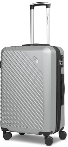 CHECK.IN Koffer für Damen und Herren | mittelgroßer Trolley 44,5 x 27 x 68 cm aus hochwertigem, stoßfestem ABS Material | Erweiterbar & Teleskopgriff| Paradise 2.0 Serie