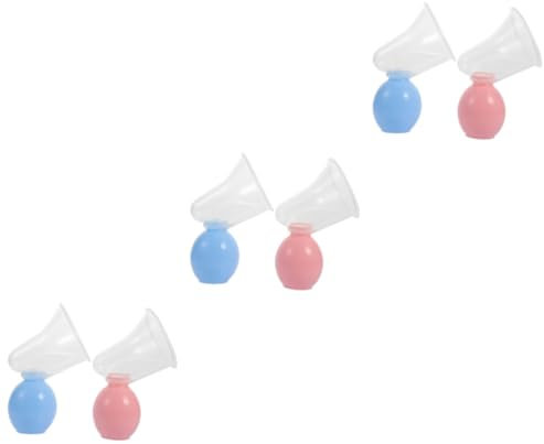 Sosoport 6sets Breastfeeding Suction Breast Manual Device for Breastfeeding Support