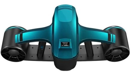 Scooter submarino, propulsor submarino, equipo de buceo portátil, booster, 2 velocidades ajustables, inmersión máxima de 28 metros, con función de suspensión(3)