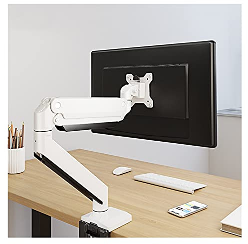 Gas Spring Desk Monitor Stand Heavy Duty Support for 17 to 40 Sns Holds 1 15kg Adjustable TV Mounting Solution forViewing