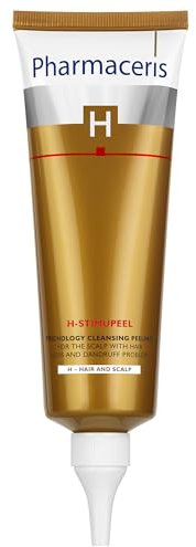 Pharmaceris H Stimupeel, Trychologisches Peeling zur Kopfhautreinigung, Olaminpirocton, Koffein, Harnstoff, Behandlung gegen Haarausfall, Haarpflege für Frauen und Männer - 125 ml