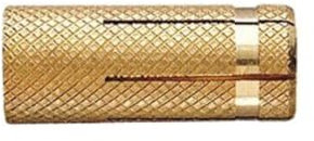 Index Fixing Systems BZTALAM06 Tassello in Ottone per fissaggi Leggeri, M6 x 23, Set di 4 Pezzi