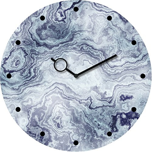 Eurographics Elegant Marble 30x30, Glas, Blau, 30 x 30 x 3,5 cm