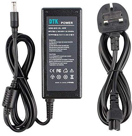DTK 19V 3.16A 60W Laptop Charger for SAMSUNG Notebook Computer PC Power Cord Supply Lead AC Adapter P Q QX R RV NP SF series Connector:5.5 x 3.0mm