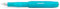 Kaweco FROSTED SPORT Füllhalter Light Blueberry I Premium Füllfederhalter für Tintenpatronen mit hochwertiger Stahlfeder I Füllfederhalter 13 cm I Füller in Blau I Federbreite: F (Fein)
