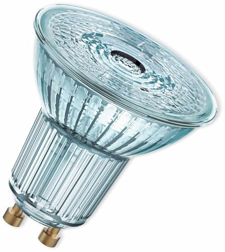 OSRAM PAR16 LED Reflektorlampe mit GU10 Sockel, Kaltweiss (4000K), Glas Spot, 2.6W, Ersatz für 35W-Reflektorlampe, LED STAR PAR16, Kaltweiß