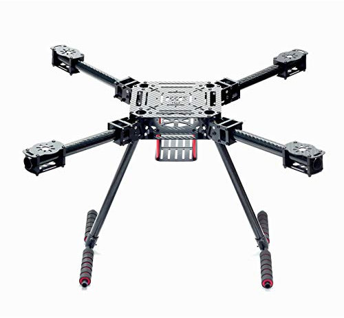 Readytosky ZD550 Quadcopter-Rahmen, 550 mm, zusammenklappbar, Kohlefaser-Drohnenrahmen mit Kohlefaser-Landekufe