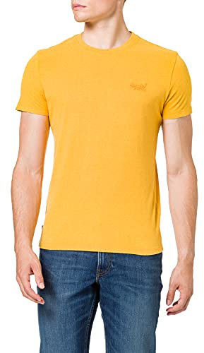 Superdry Men's T-Shirt, Tumeric Marl, L