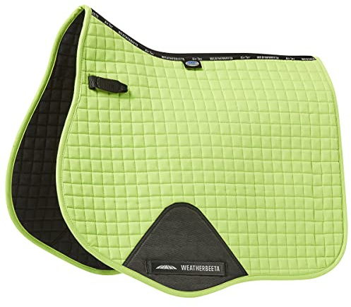 WeatherBeeta Prime All Purpose Saddle Pad, Lime Green, Pony